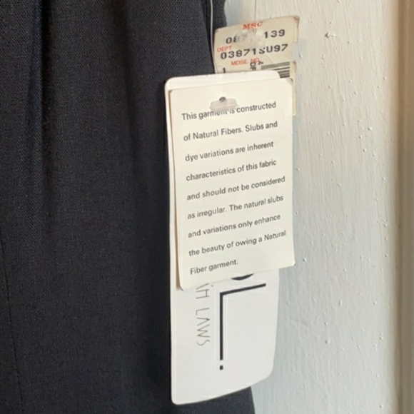 Vintage DL. Deborah Laws Linen Blend Animal Safari Maxi Dress - Picture 7 of 8